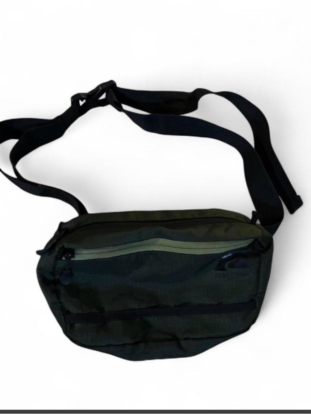 Men's Olive Green Crossbody Sling Bag